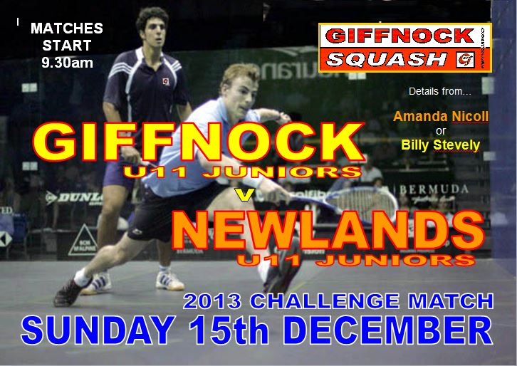 Giffnock v Newlands U11 Match 15.12.13